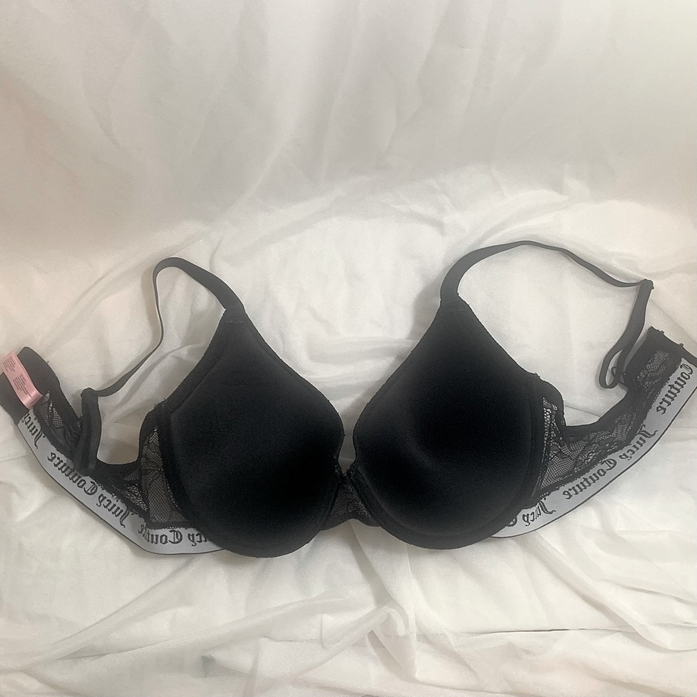 Juicy Couture Black and lace Bra Size 36D